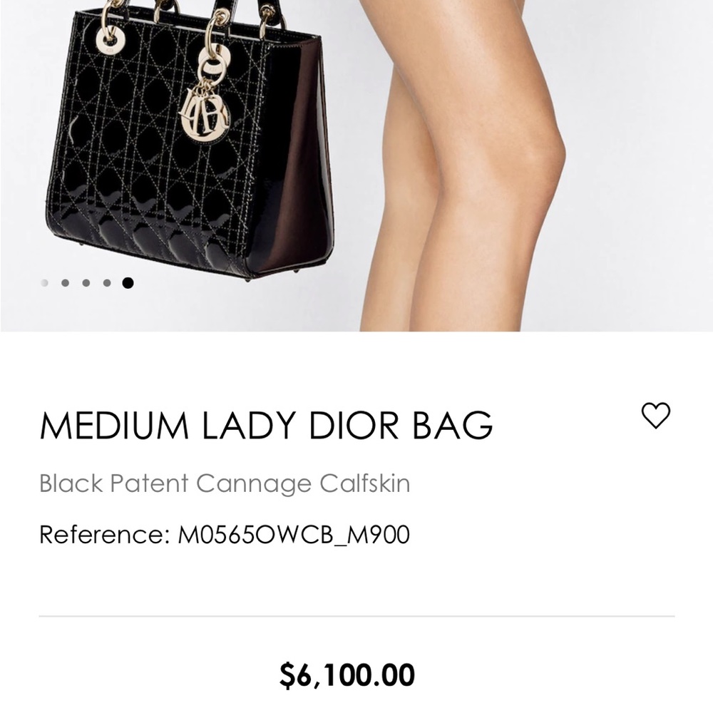 Christian Dior HandBag Patent Leather